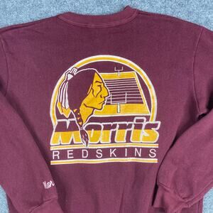 Dodger NFL Sweatshirt Mens XL Maroon Redskins Logo Crewneck USA VTG